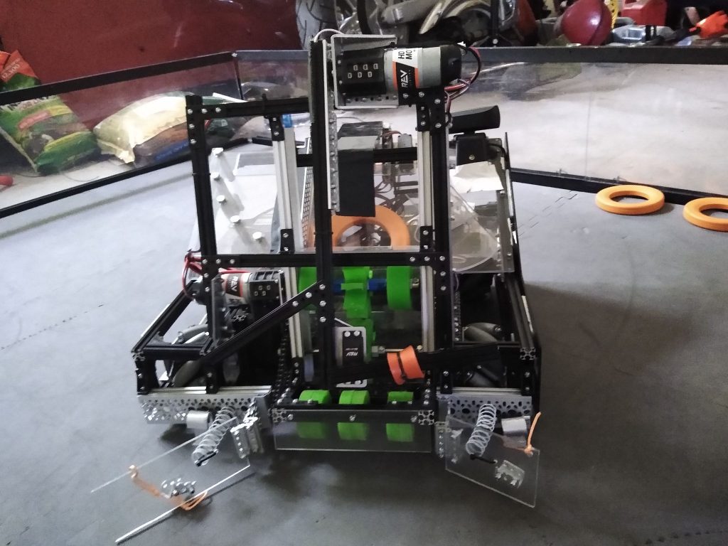 Front of our robot.